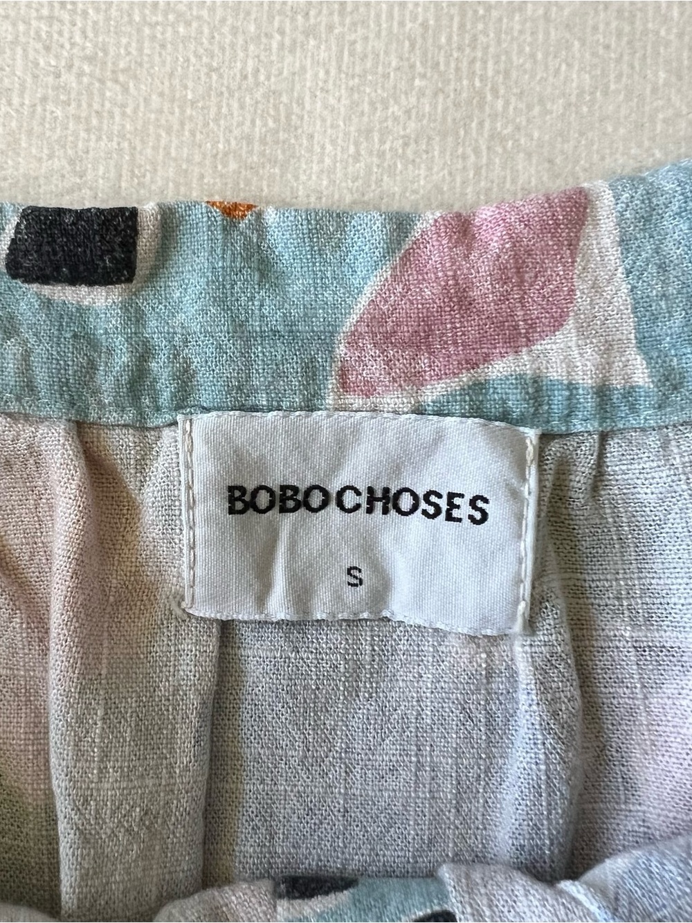 Bobo Choses Multicolor Abstract Floral Skirt — Teal, Pink & Blue Accents Design - Picture 5 of 7